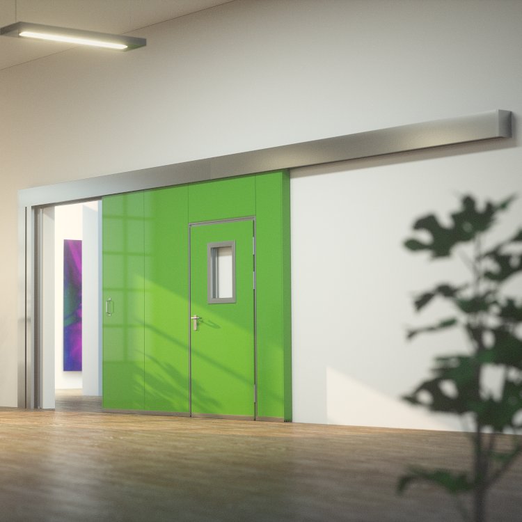 CE-gekennzeichnetes Feuerschutzschiebetor