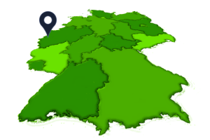 Deutschlandkarte mit Marker